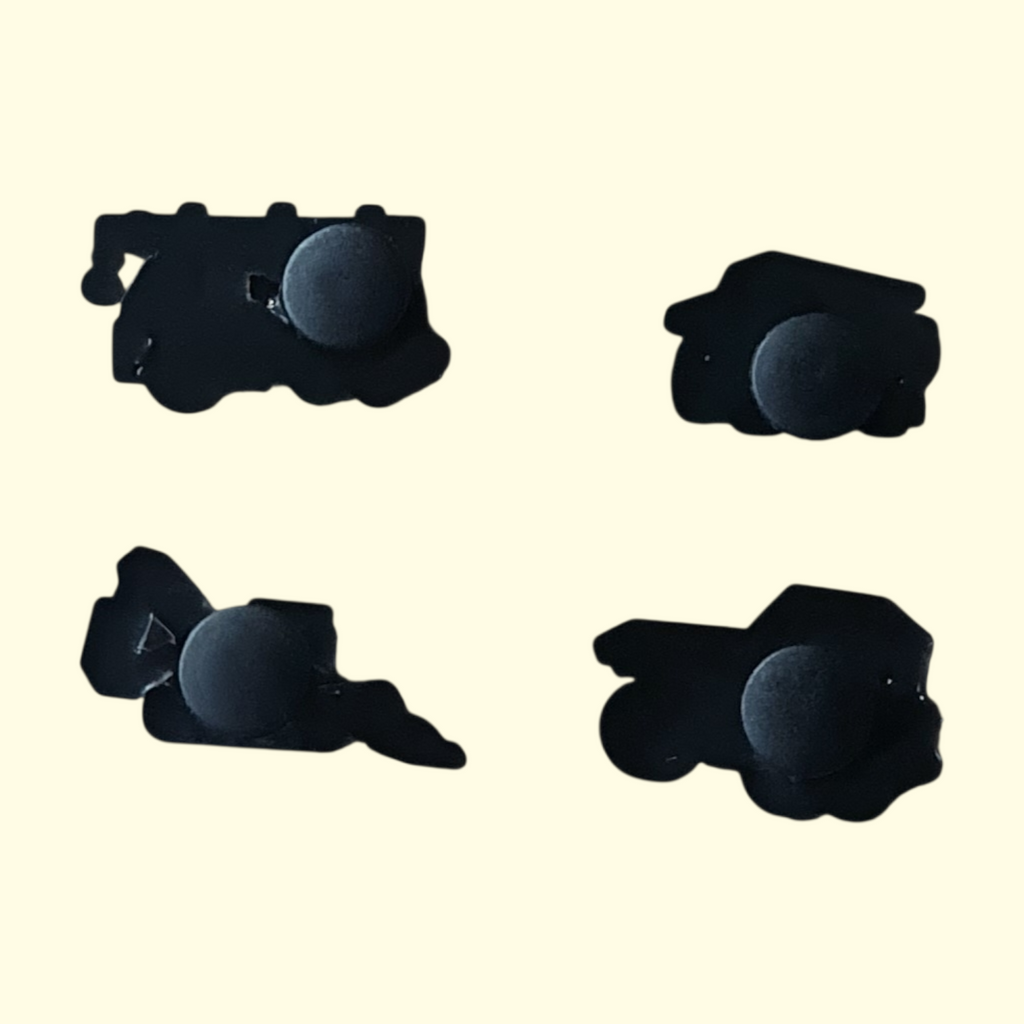 Construction Vehicles Crocs Charms x4
