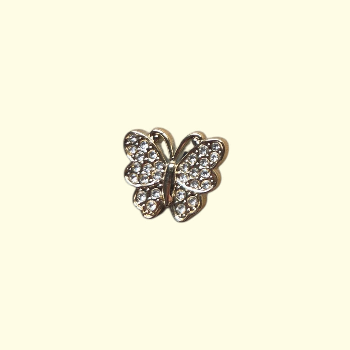 Gold Bling Love Crocs Charms x4