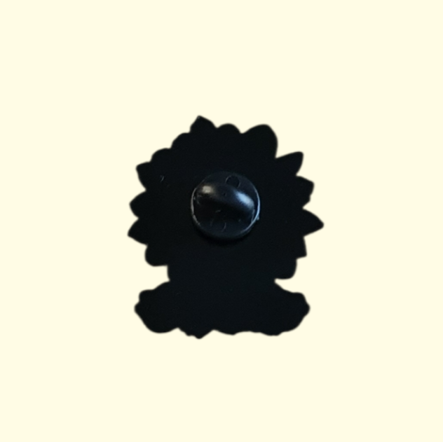 Stitch Sunflower Pin Badge