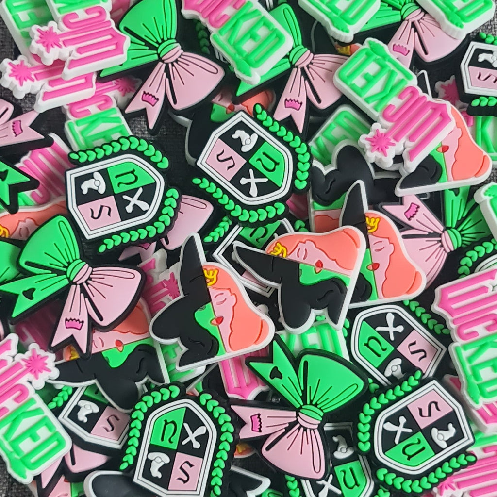 Wicked Crocs Charms x4