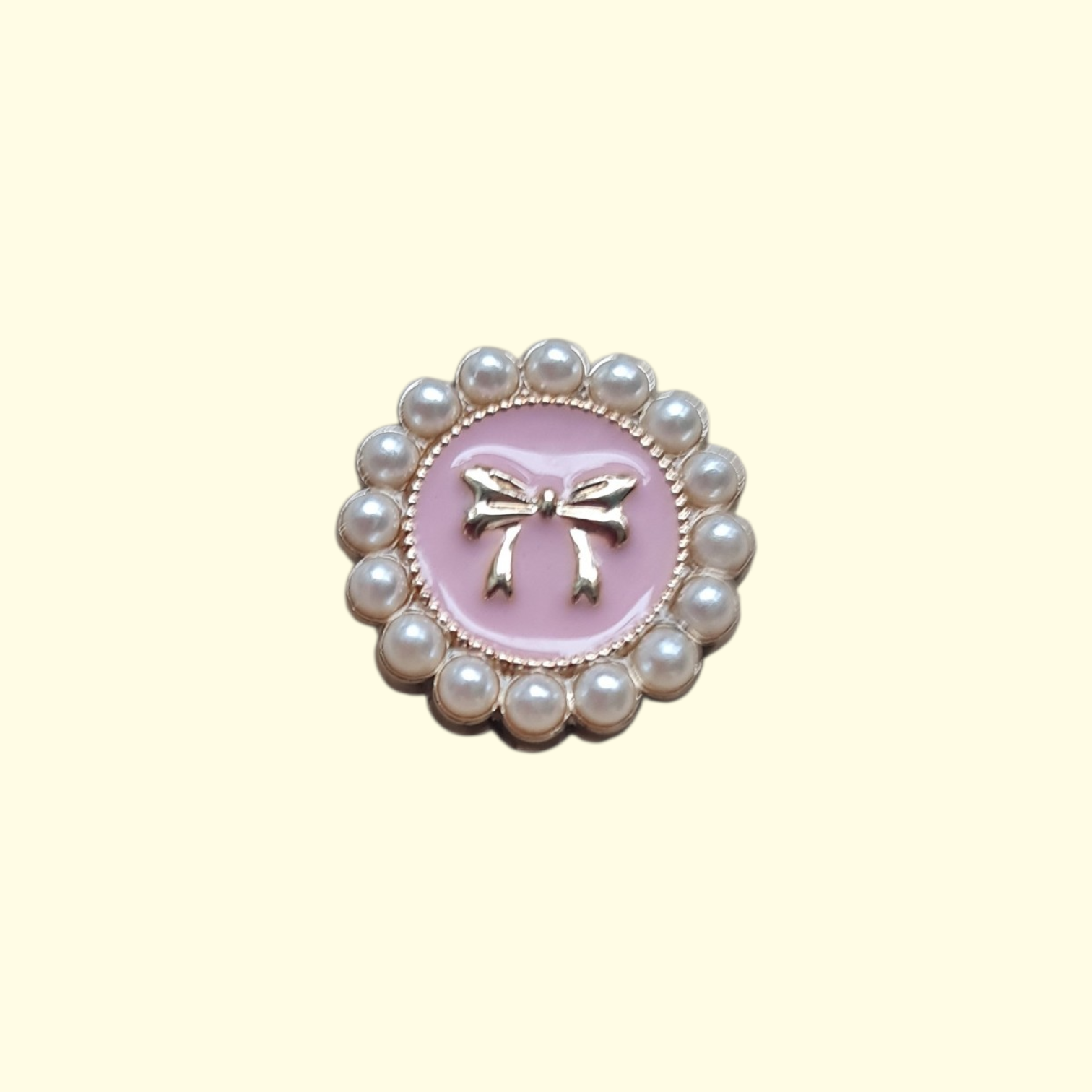 Pink Bow Bling Crocs Charms x4