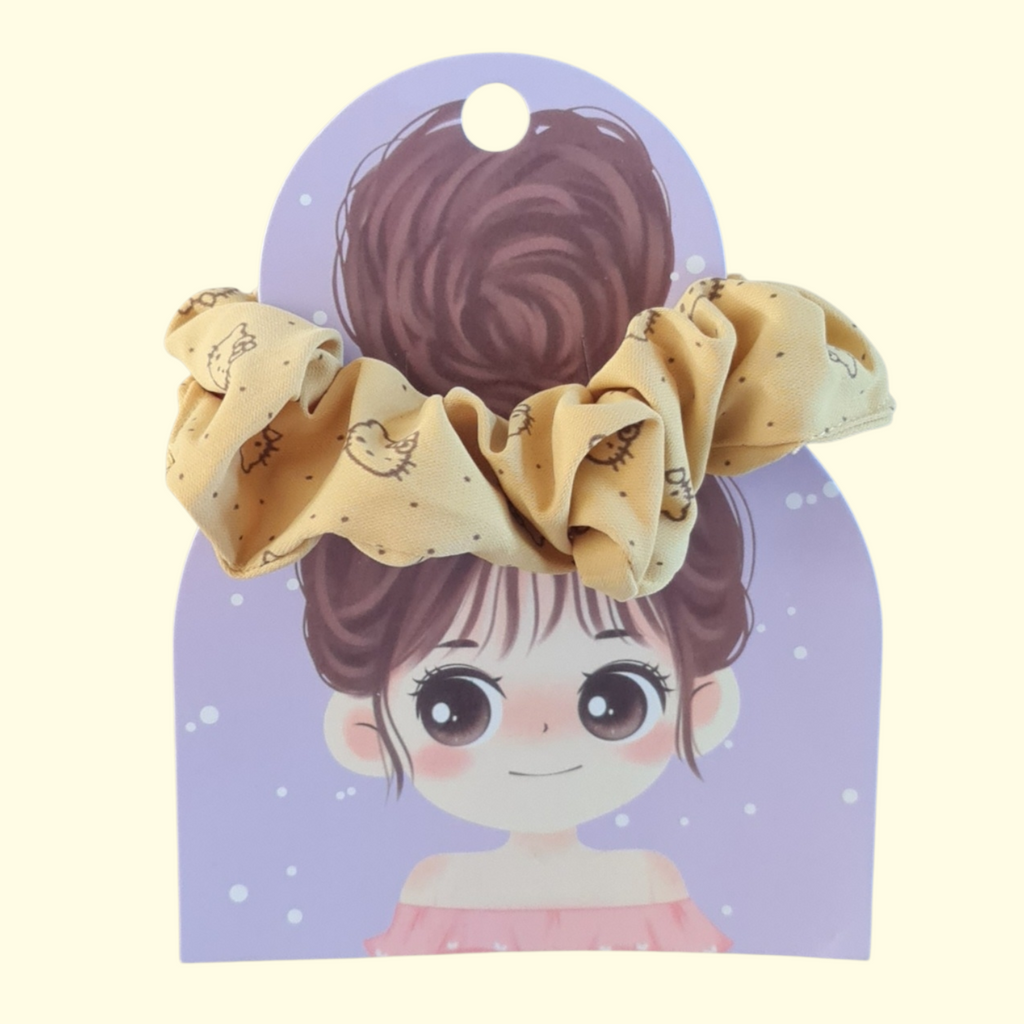 Hello Kitty Yellow Hair Scrunchie