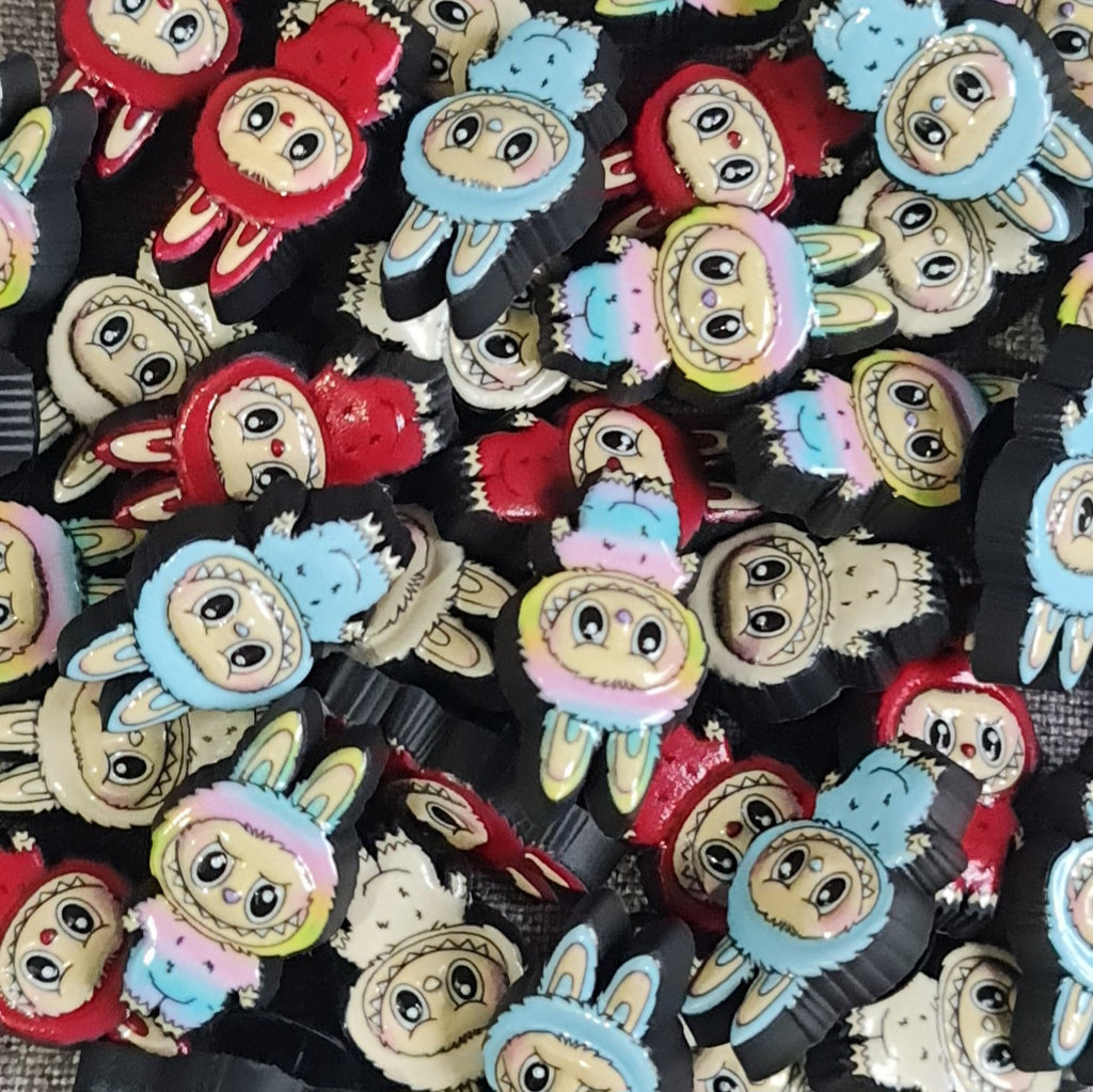 Labubu Big Into Energy Crocs Charms x4