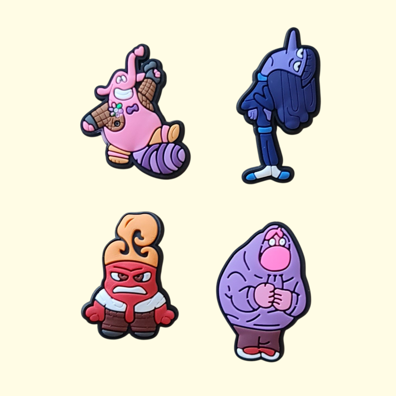 Inside Out Crocs Charms x4