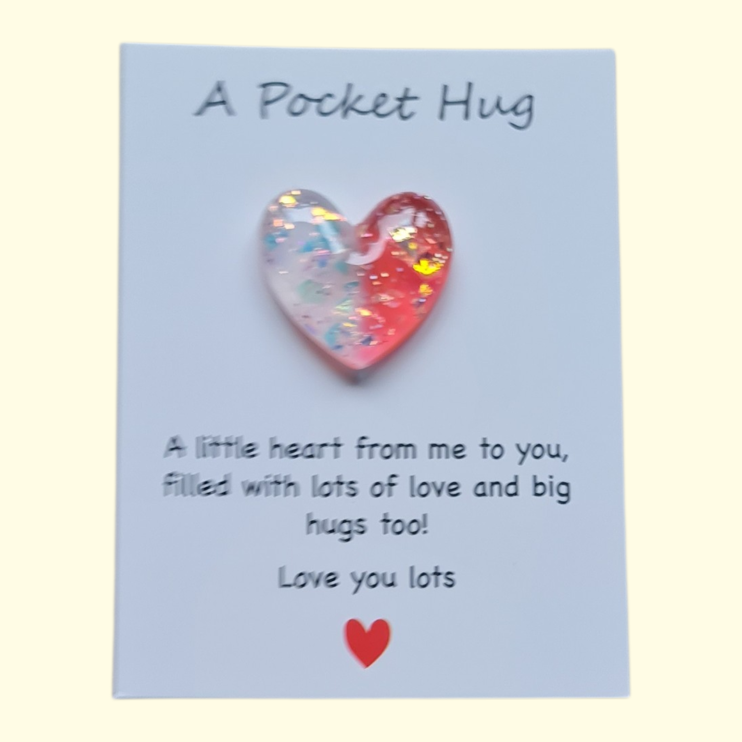 Heart Red Pocket Hug