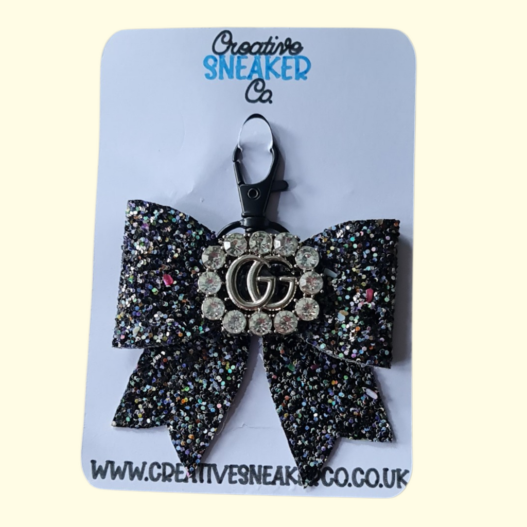 Black Silver Silver Gucci Bag Charm