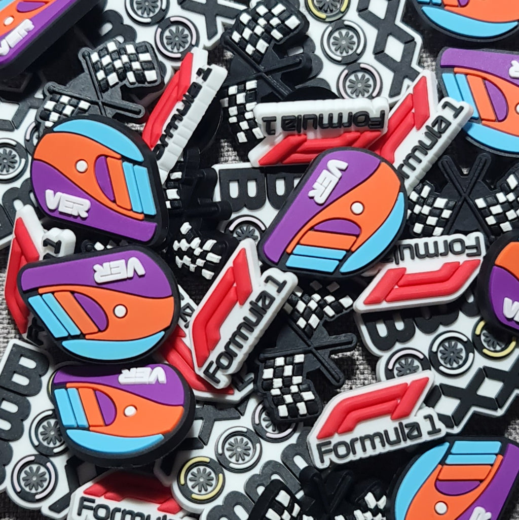 Formula 1 Verstappen Crocs Charms x4