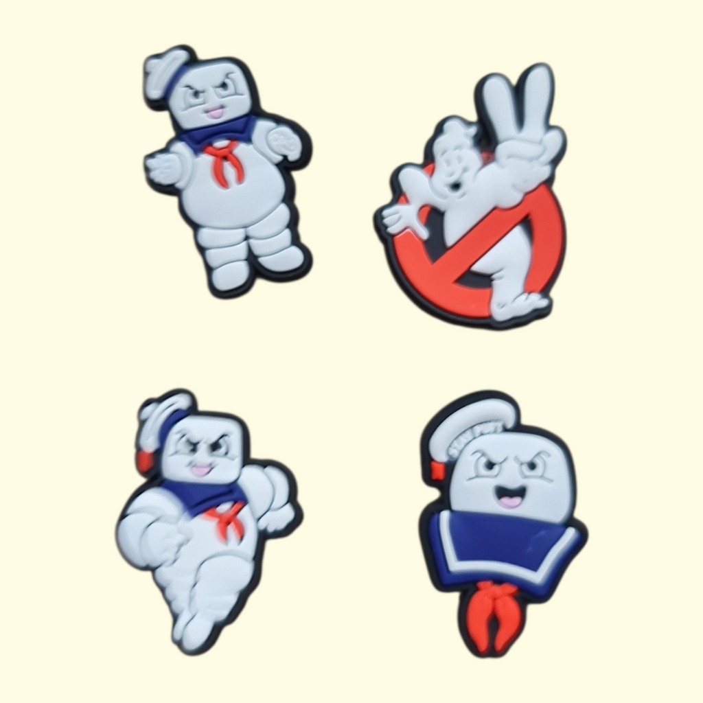 Ghost Busters Crocs Charms x4