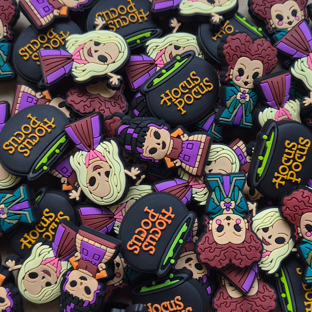 Hocus Pocus Crocs Charms x4