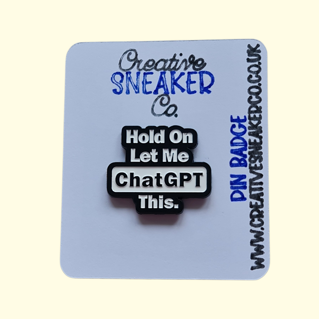 Quote Chat GPT Pin Badge