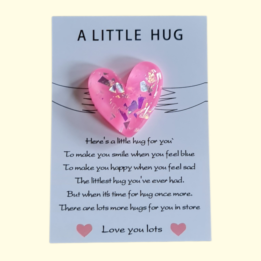 Heart Pink Pocket Hug