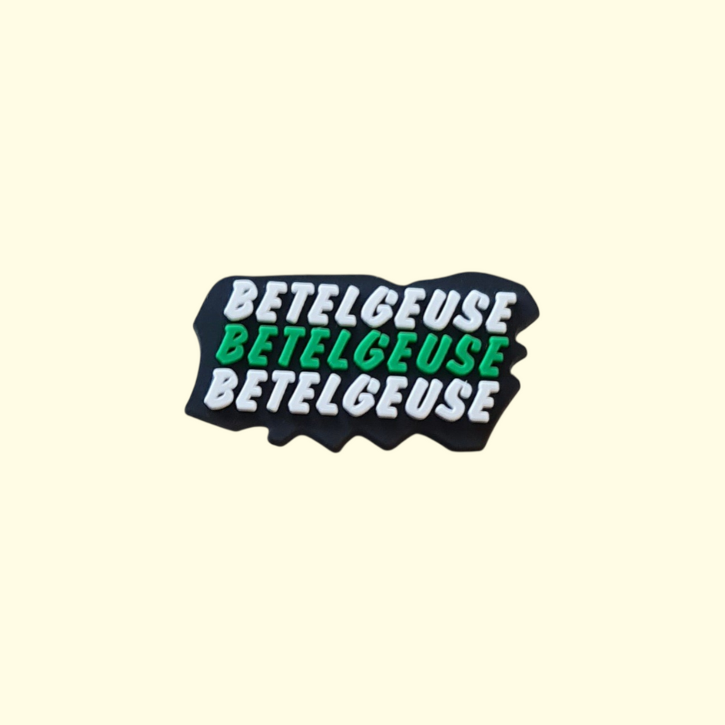 Beetlejuice Crocs Charms x4