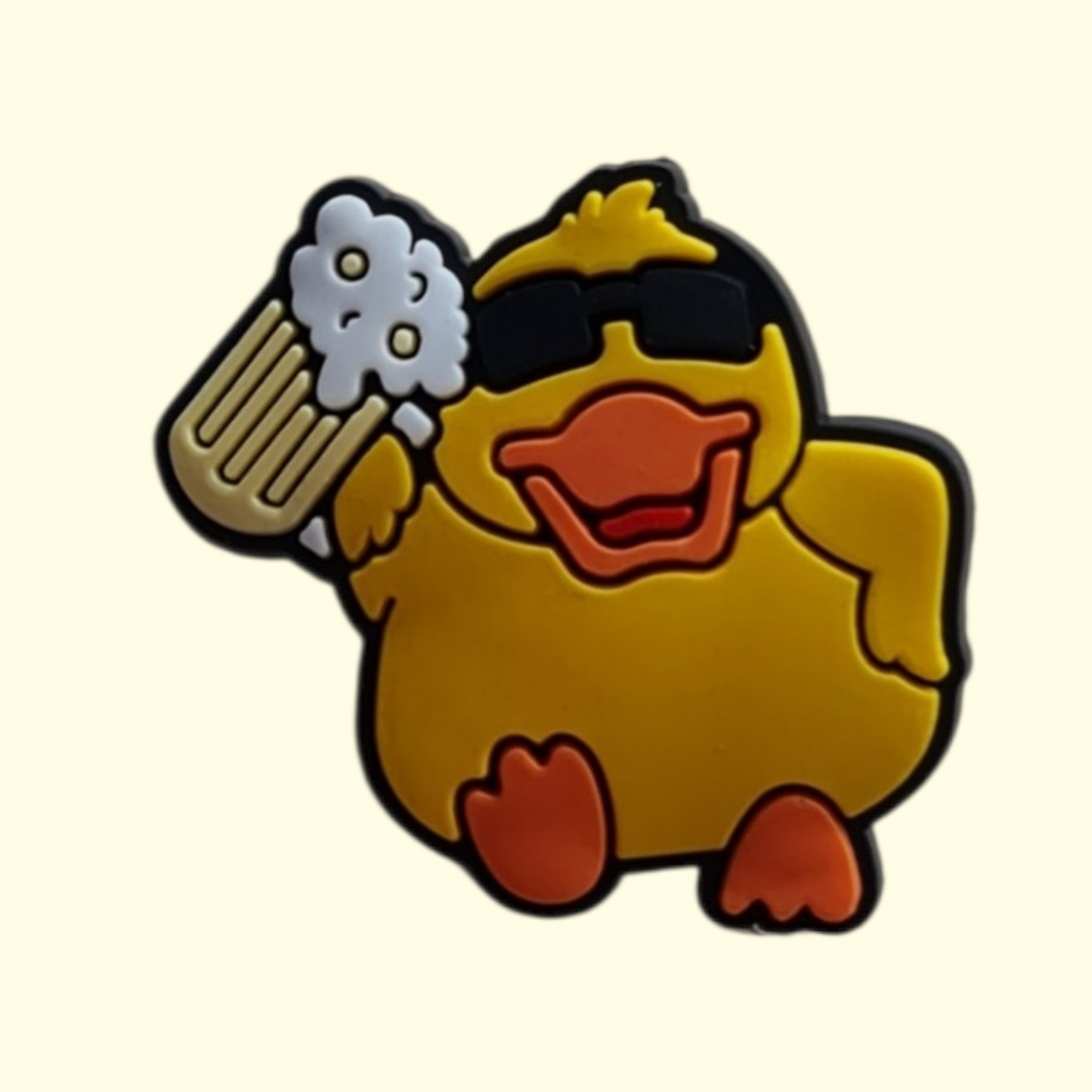 Duck Beer Pin Badge