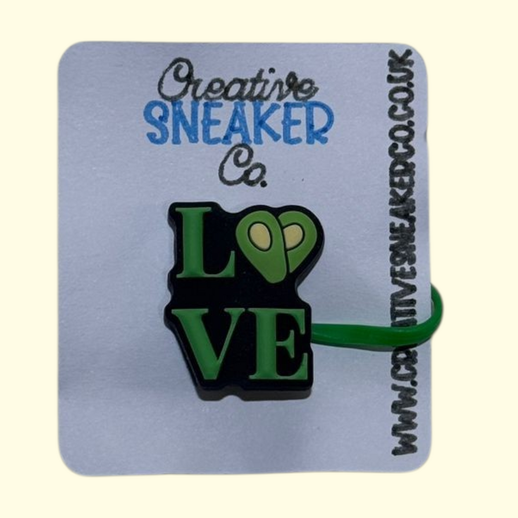 Avocado Love Straw Topper