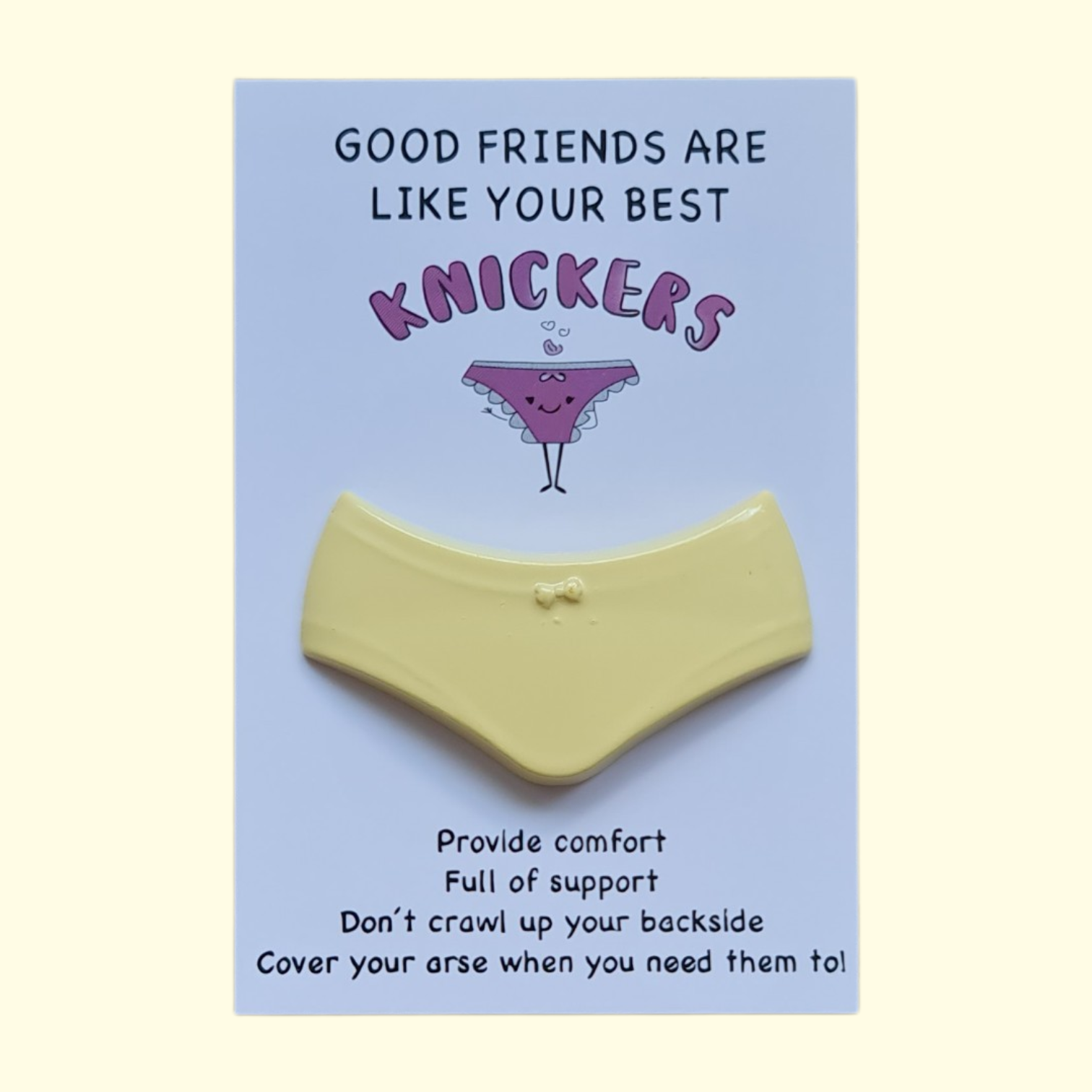Knickers Pastel Yellow Pocket Hug