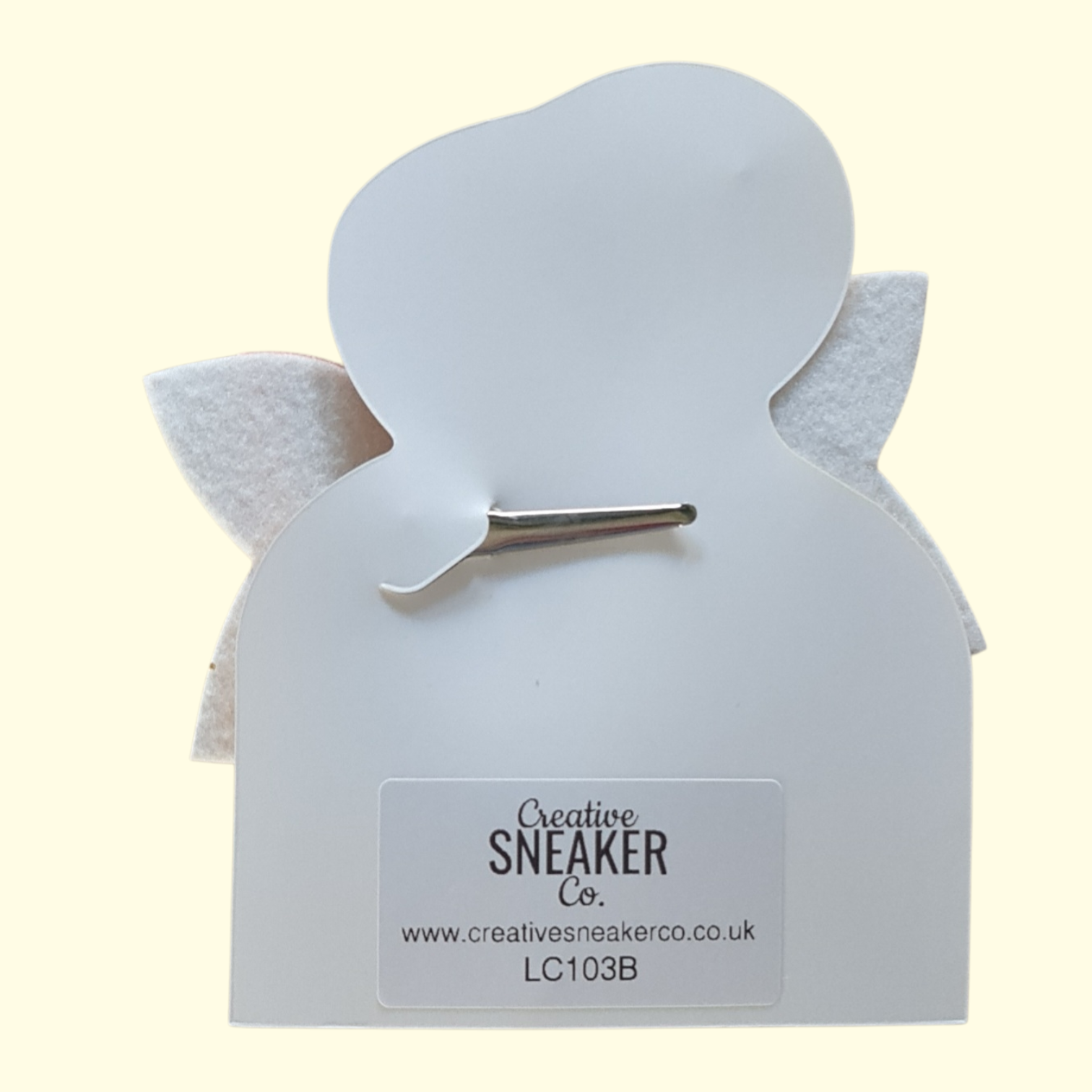 Peach Glitter Hair Bow