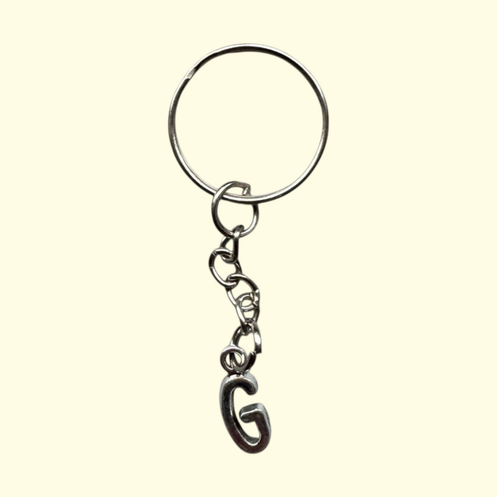 Letter G Keyring