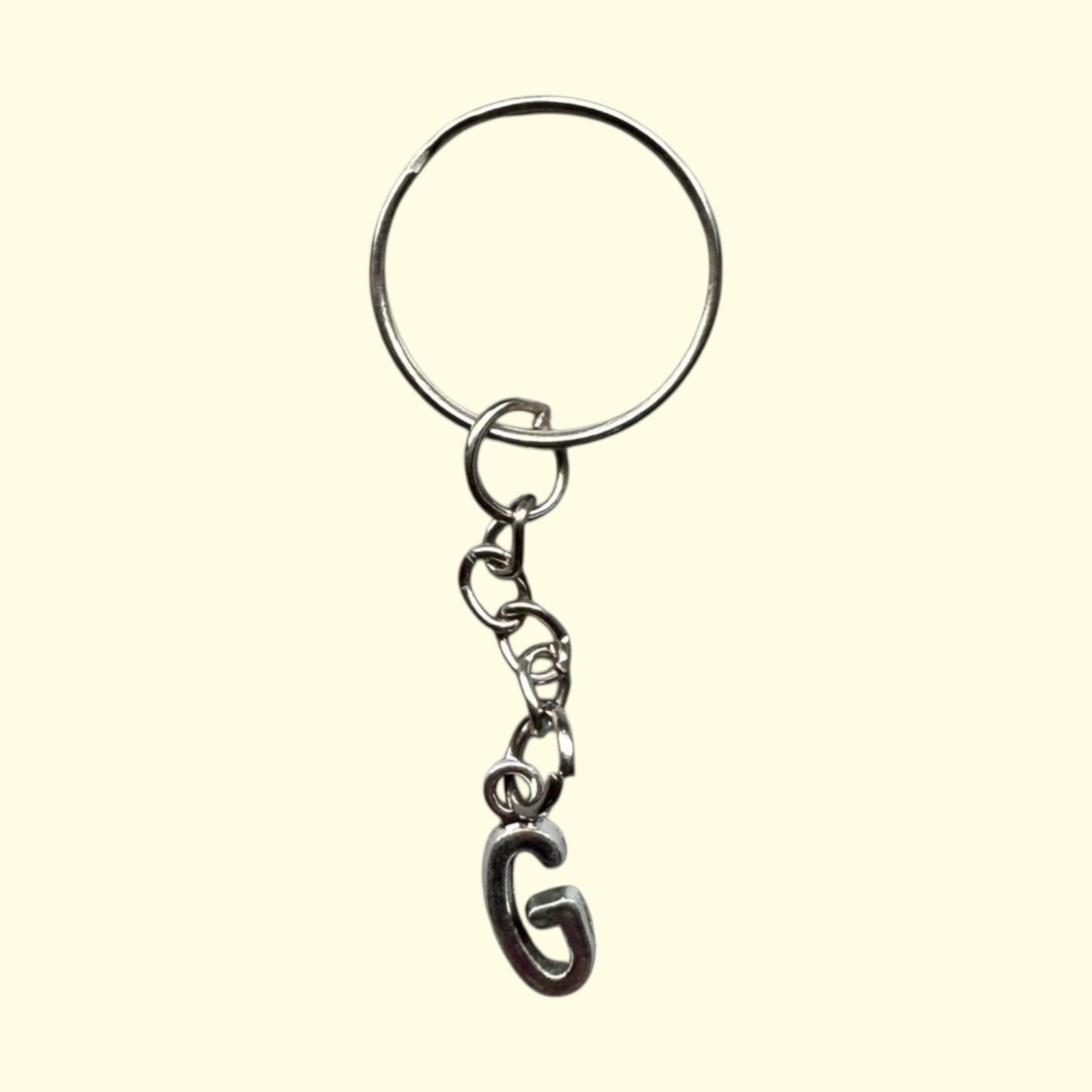 Letter G Keyring