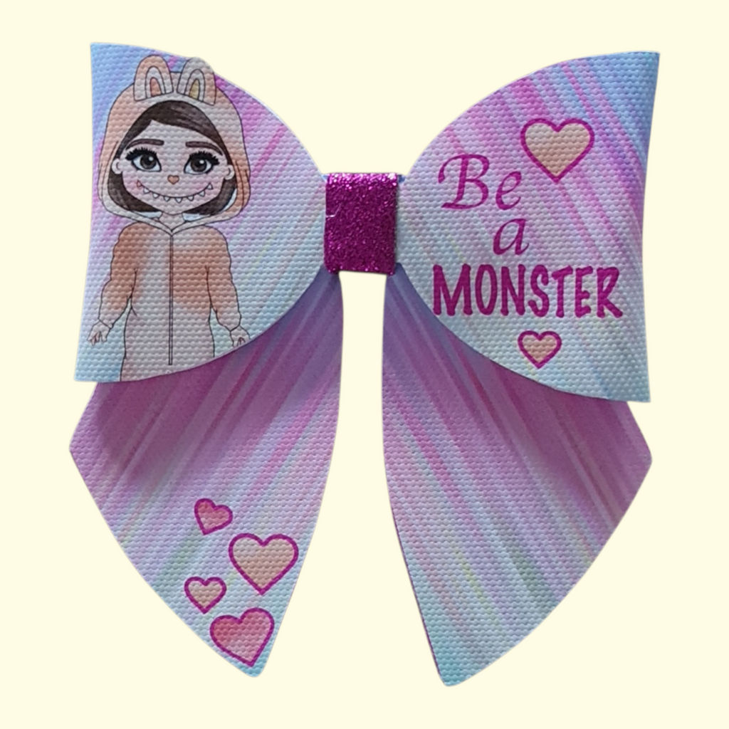Labubu Be A Monster Brunette Sailor Hair Bow