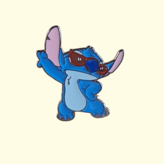 Stitch Sunglasses Pin Badge