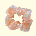 Puff Irridescent Orange Hair Scrunchie