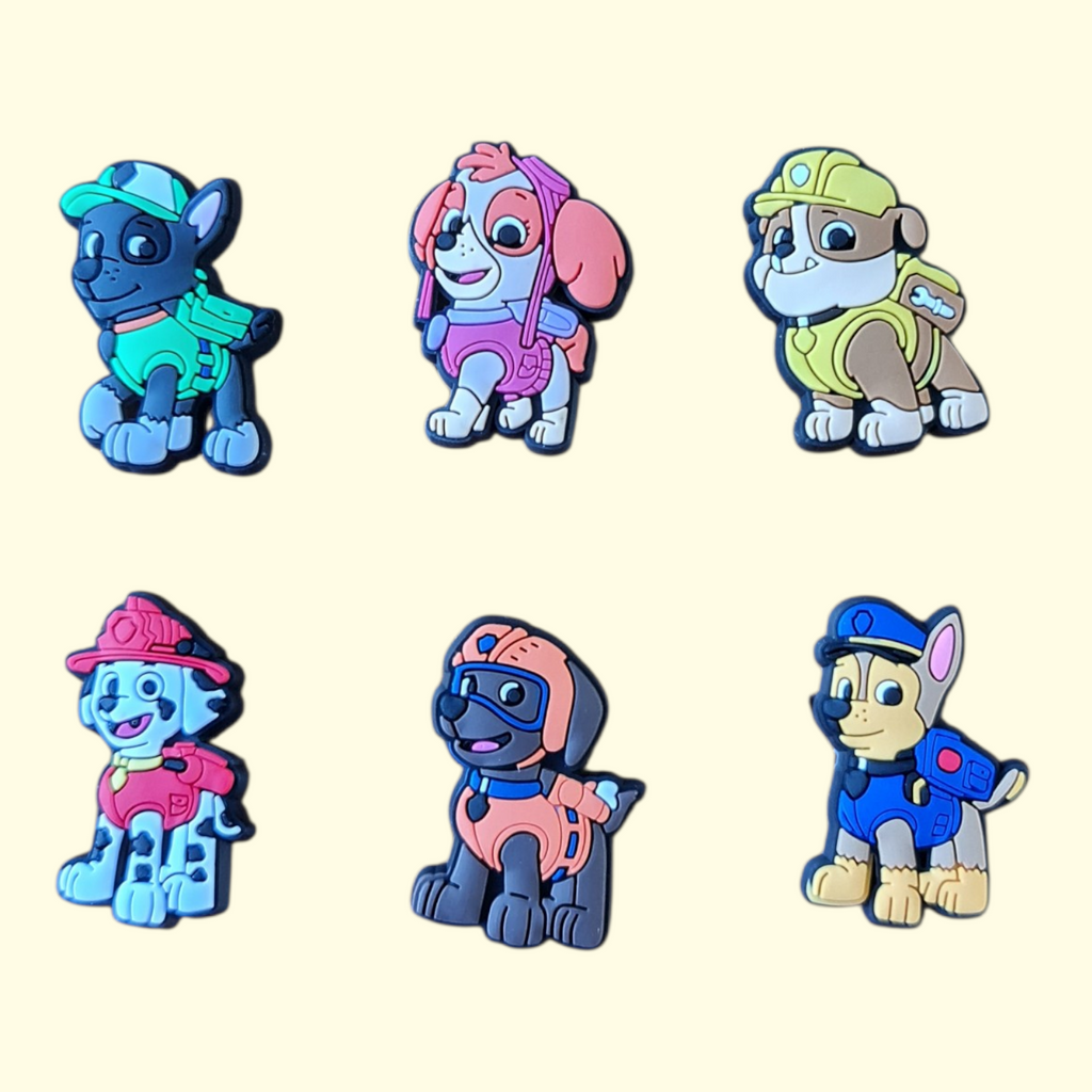 Paw Patrol Crocs Charms x6