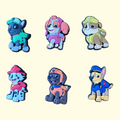 Paw Patrol Crocs Charms x6