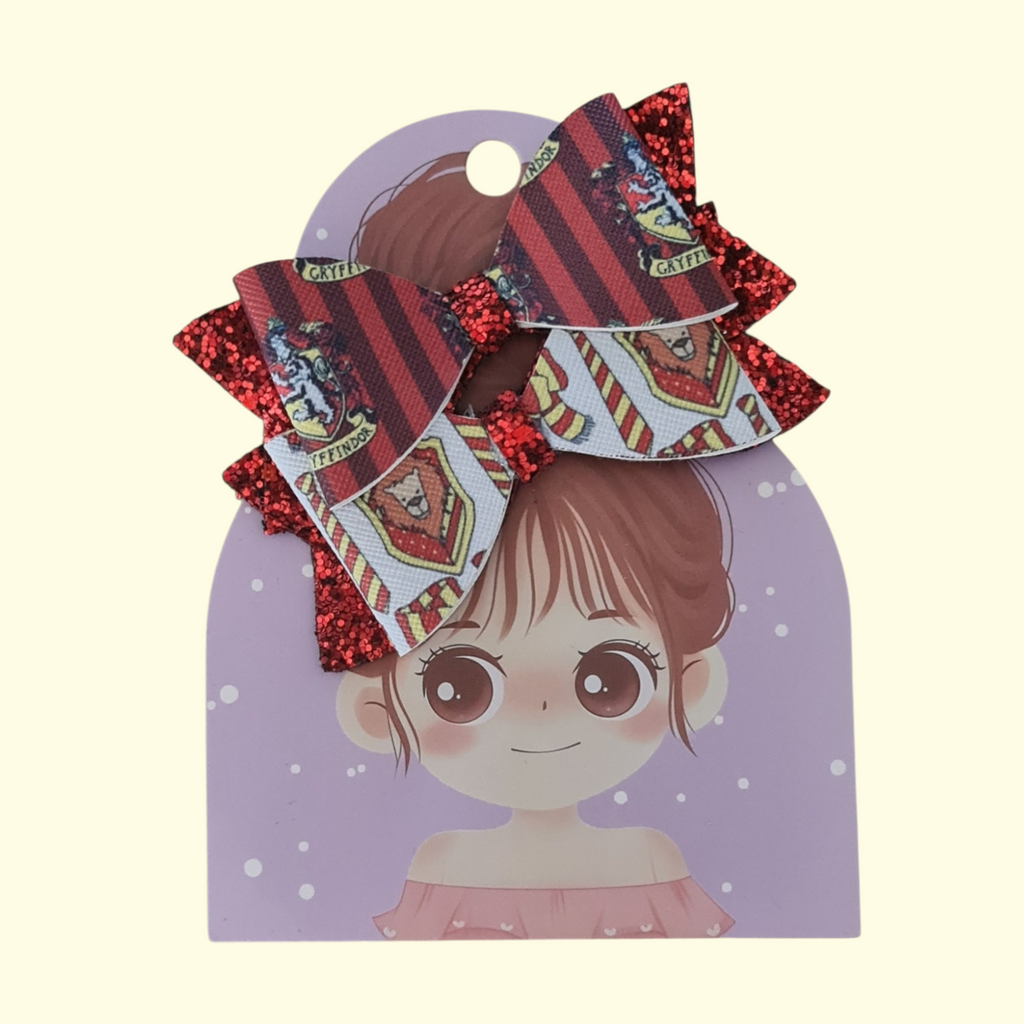 Harry Potter Gryffindor Hair Bow x2