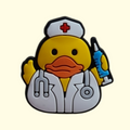 Duck Nurse Pin Badge