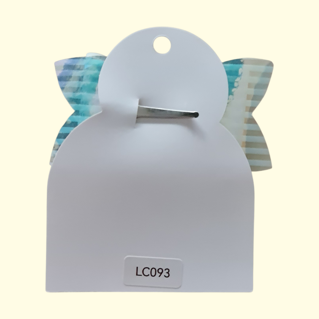 Irridescent Stripe Hair Bow