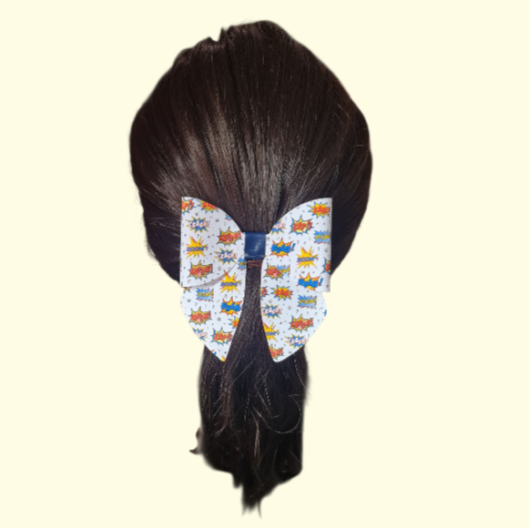 Comic Sailor Hair Bow