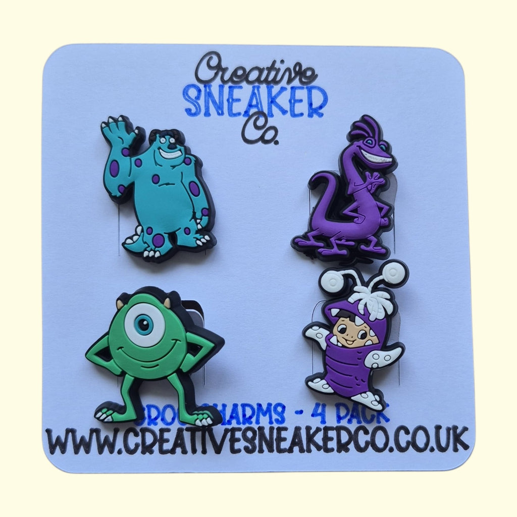 Monsters Inc Crocs Charms x4