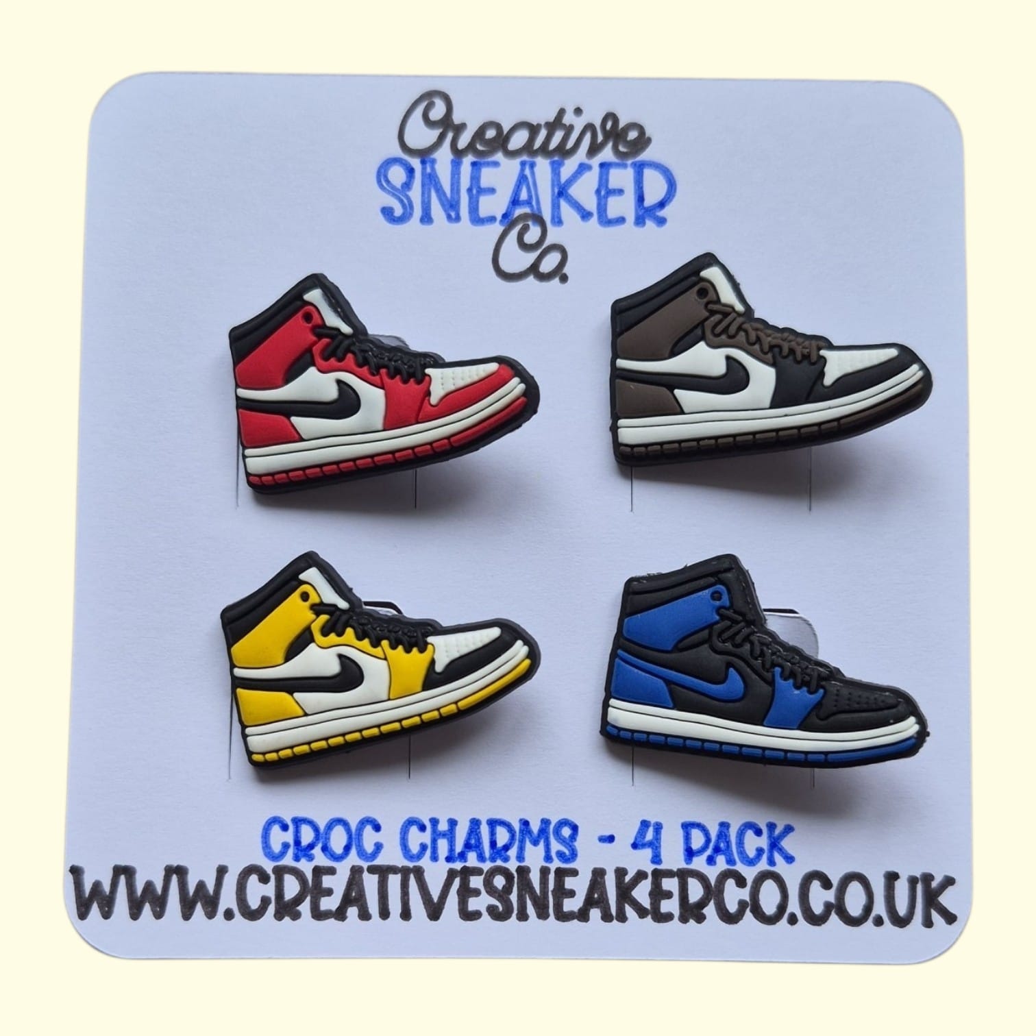 Jordan 1 Crocs Charms x4