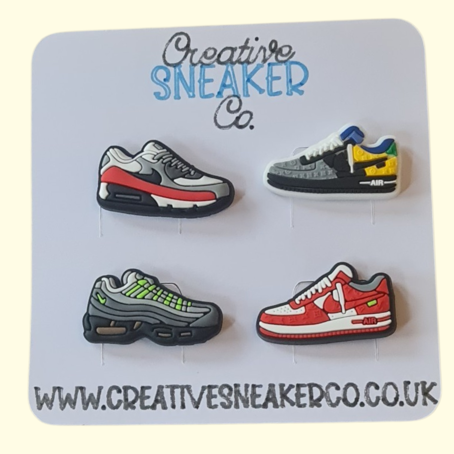Nike Trainers Crocs Charms x4