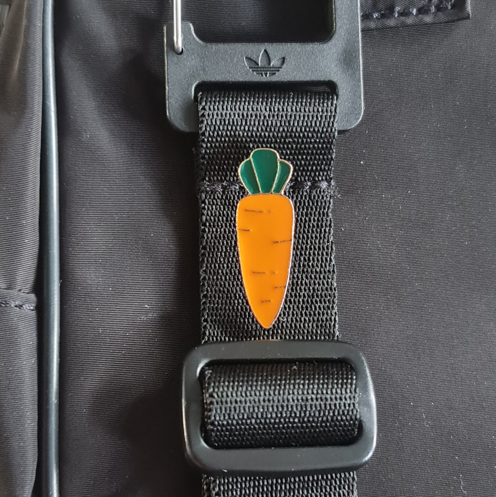 Carrot Pin Badge