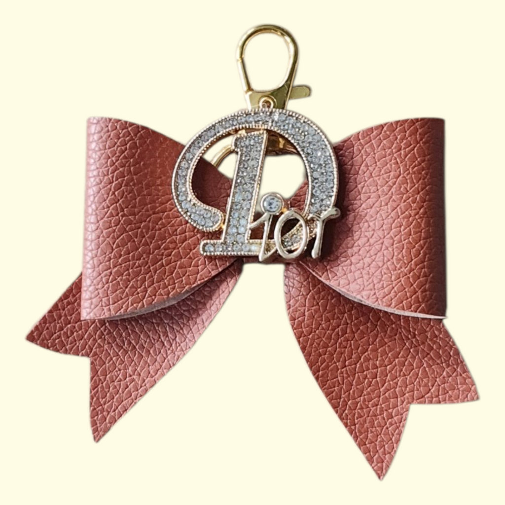 Light Brown Gold Dior Bag Charm