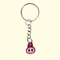 Labubu Face Pink Keyring