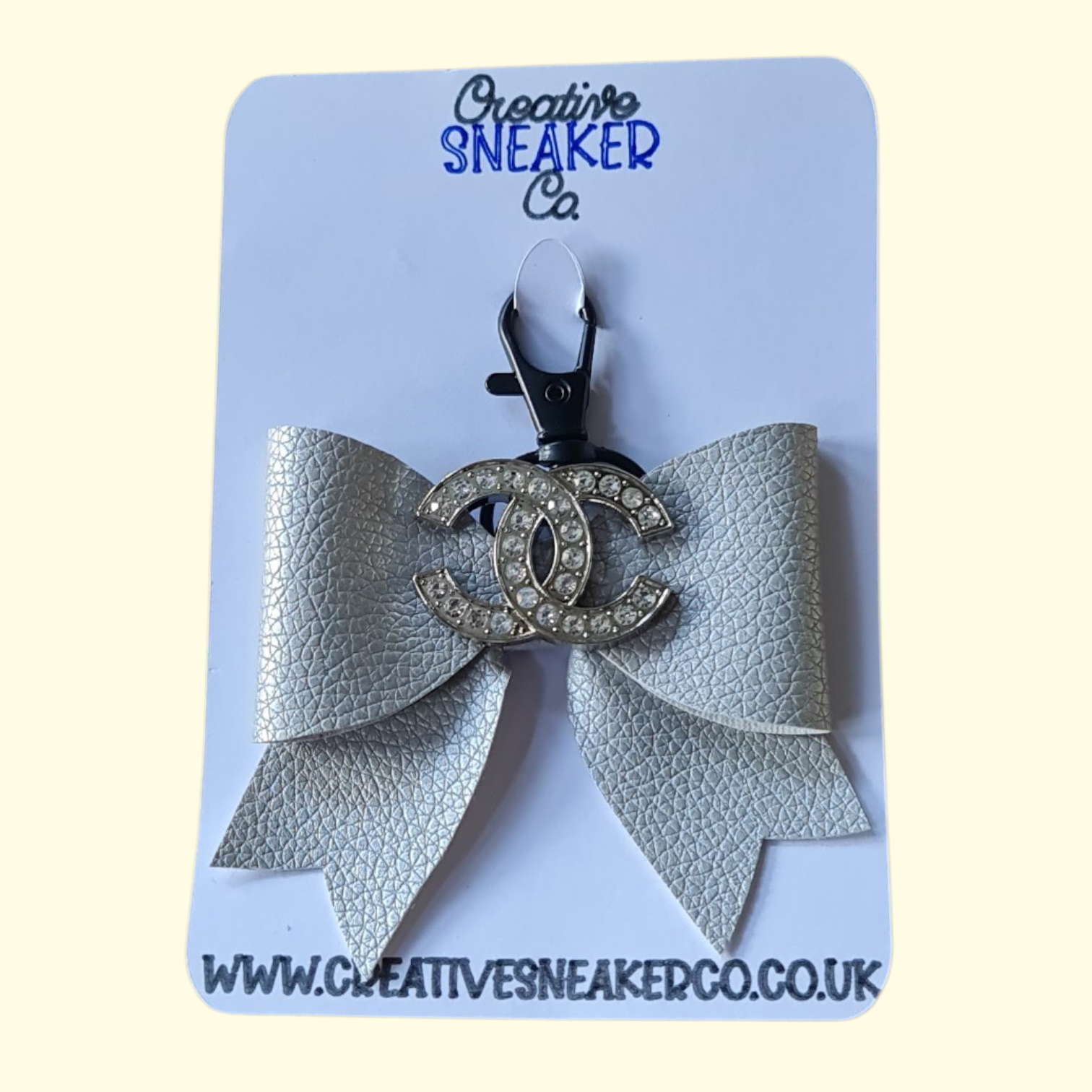 Silver Silver Chanel Bag Charm