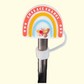 Quote Embrace Change Straw Topper