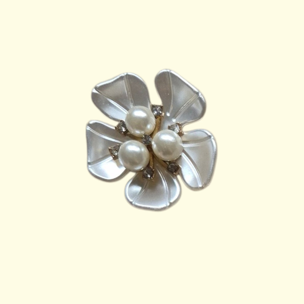 Gold Bling Flower Crocs Charms x4