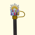Quote Be The Light Straw Topper