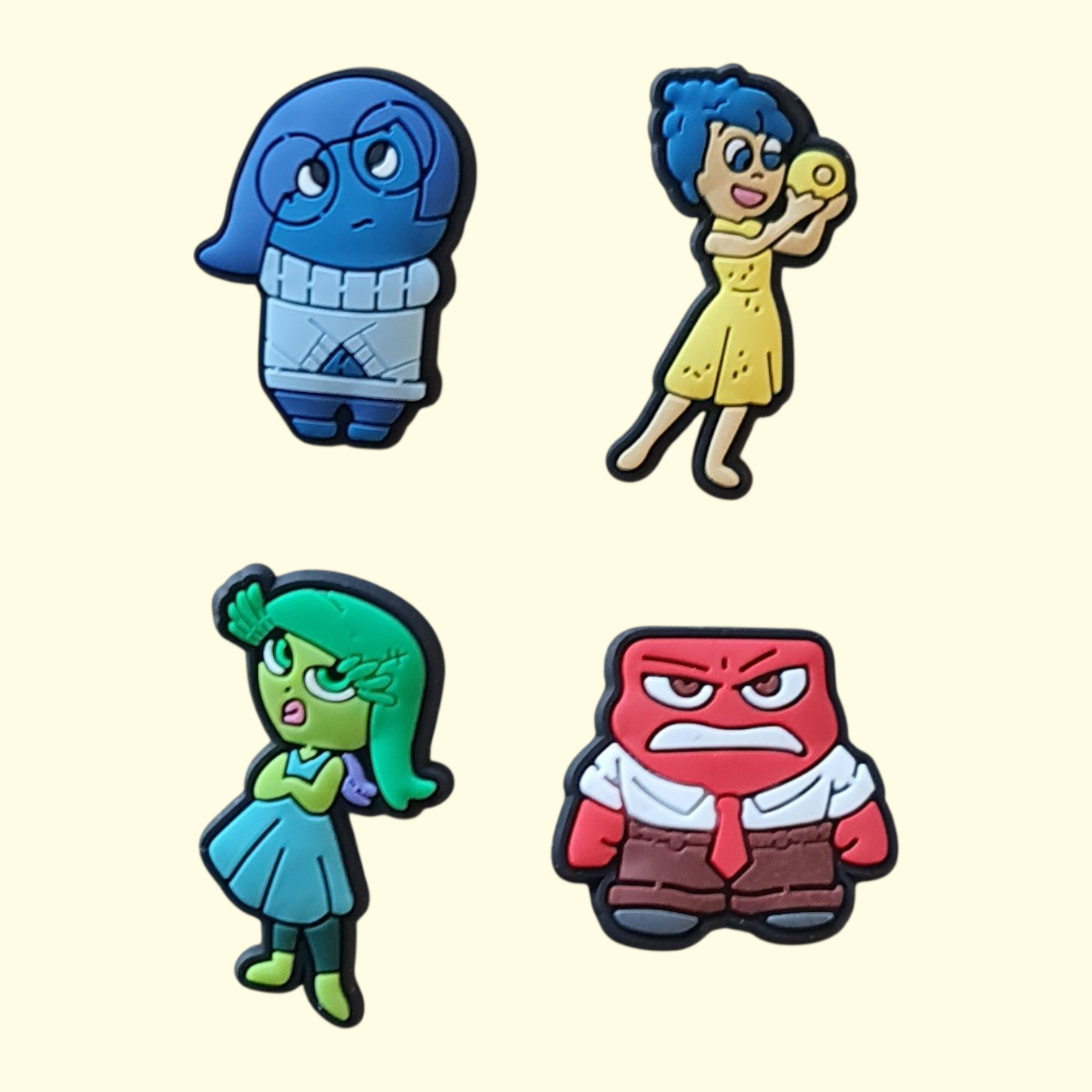 Inside Out Crocs Charms x4