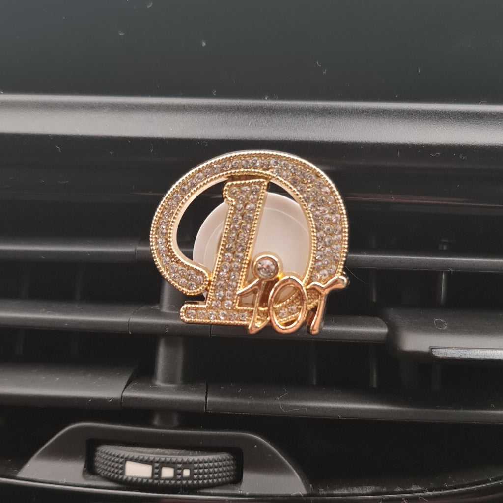 Dior Gold Clip In Car Air Freshener