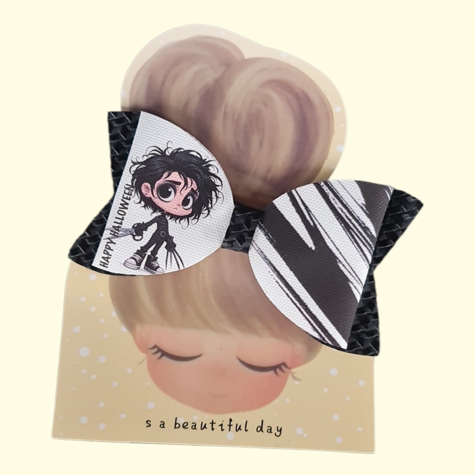 Halloween Edward Scissorhands Standard Hair Bow