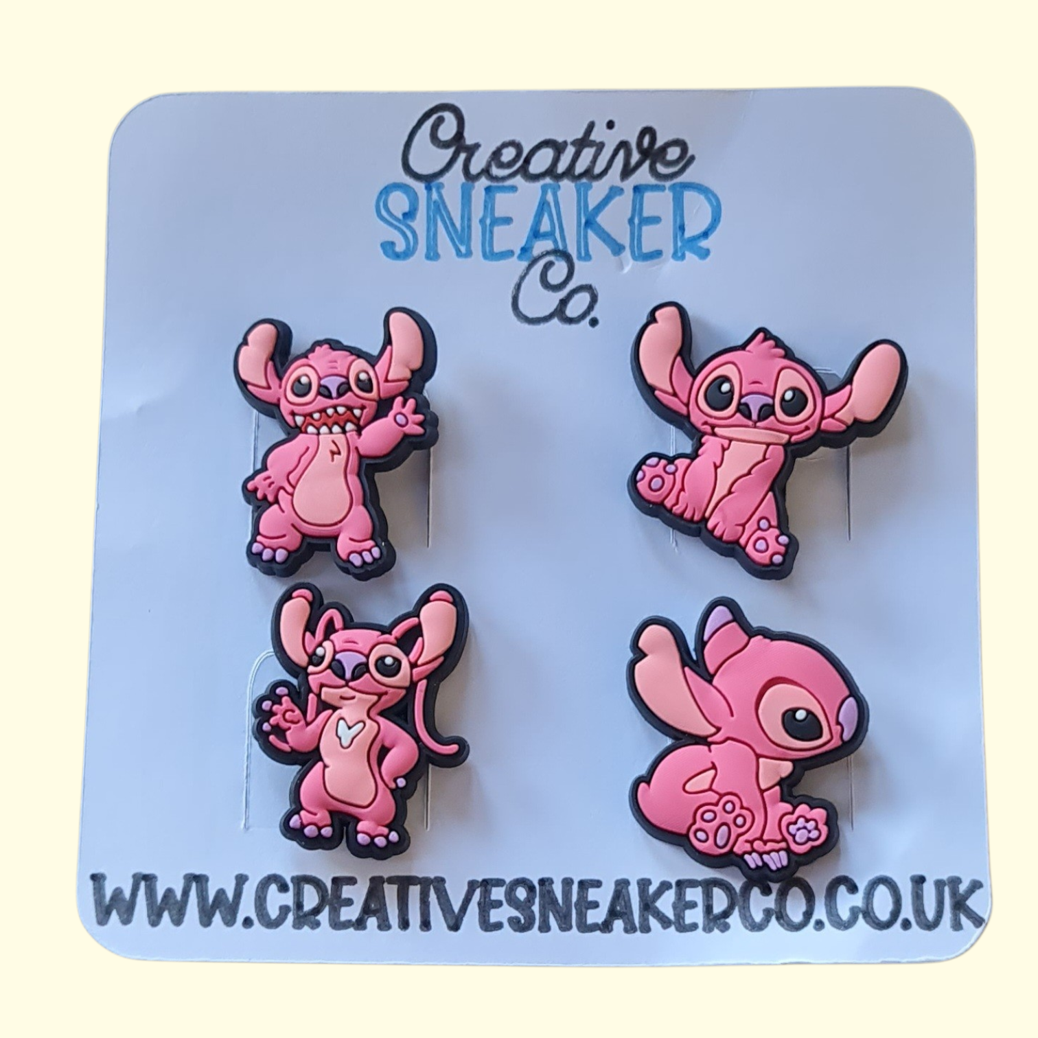 Stitch Angel Crocs Charms x4
