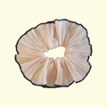 Large Frill Peach Hair Scrunchie