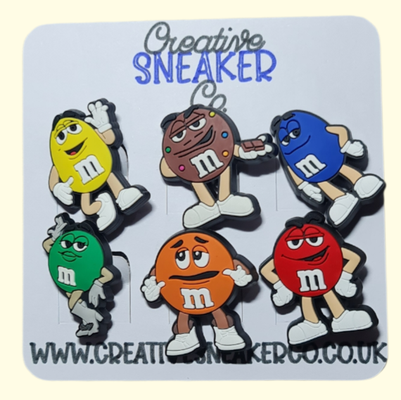 M&M's Crocs Charms x6