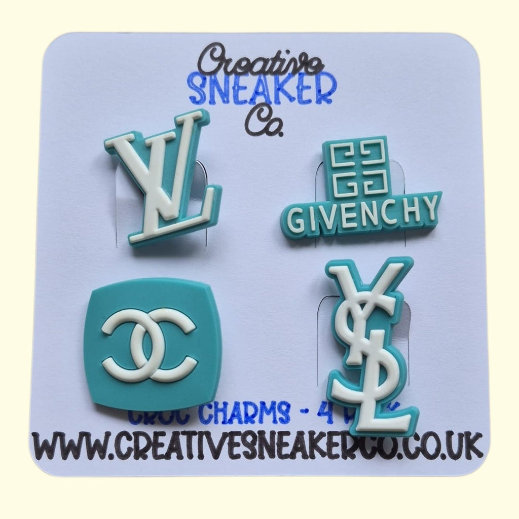 Designers Mint Crocs Charms x4