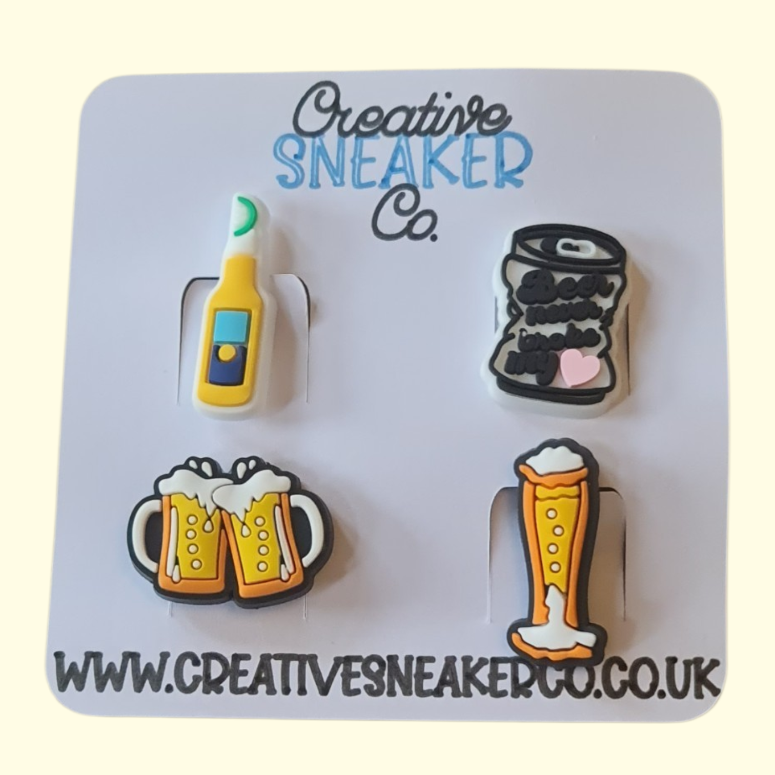 Beers Crocs Charms x4