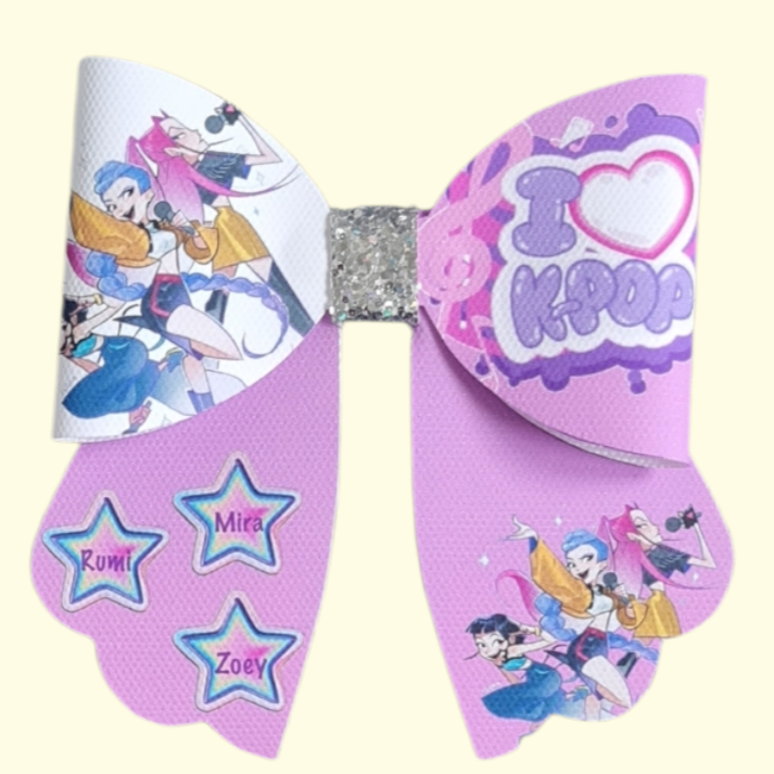 Huntrix I Love K-Pop Sailor Hair Bow